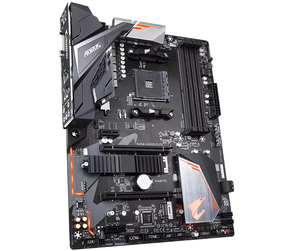 GIGABYTE B450 AORUS ELITE Motherboard AMD B450 Socket AM4 DDR4