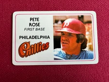 1981, Pete Rose, "PERMA-GRAPHICS" Super Star Credit Card (Scarce / Vintage)