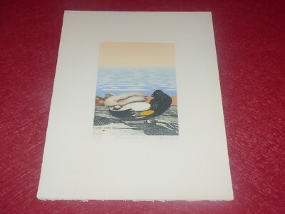 SIBREGOVIC KEMAL EAU-FORTE ORIGINAL SIGNIERT  OISEAU  E.A. 2/10 1987