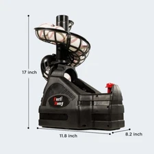 698BH Versatile Baseball & Tennis Toss Machine for Solo Training, NEW