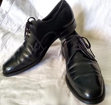 Men's Leather Classics by Mason 964 black 10.5 D shoes great condition