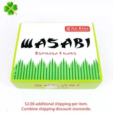 Wasabi BP 5 x 52 Empty Wood Cigar 5.5" x 4.5" x 1.75"