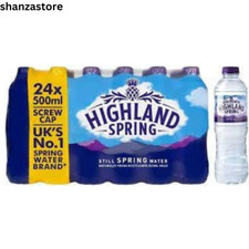 Highland Spring Water 500ml (Pack Of 24) | Pure Scottish Spring Water
