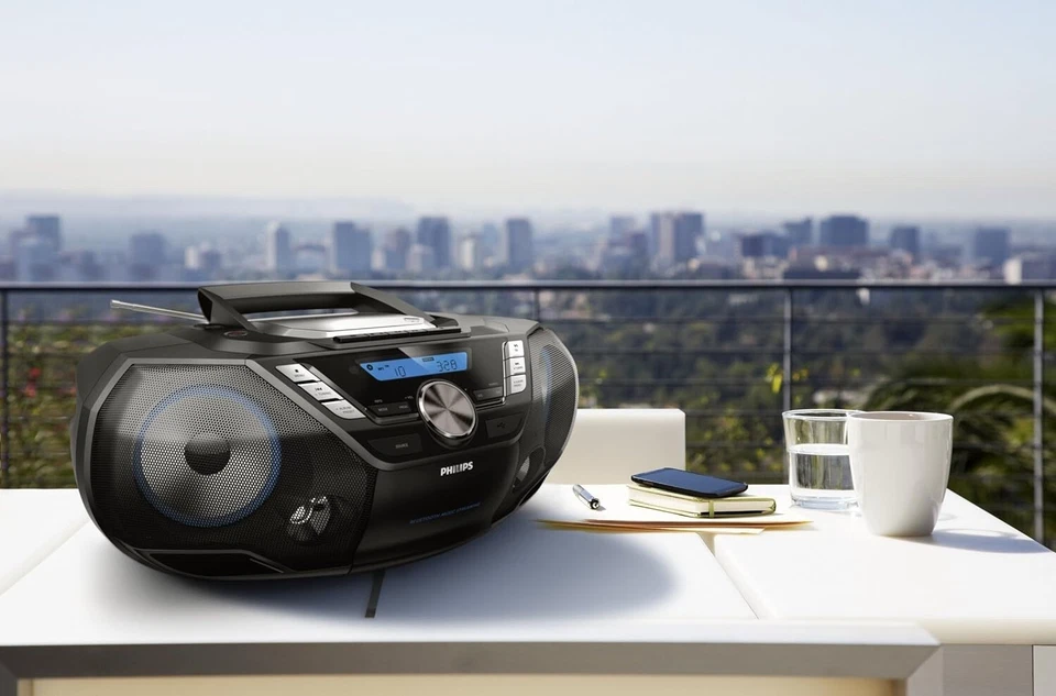 Philips CD-Soundmaschine CD Player Tragbar Radio DAB+/UKW Bluetooth, CD, Kassett - Bild 4 von 4