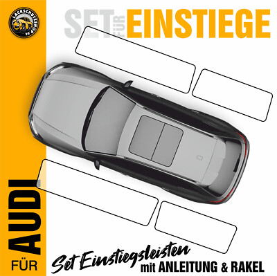 Einstiege für Audi Q8 e-TRON (GE) Lackschutz-Folie für Auto Tür Einstiegsleiste