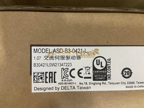 ONE NEW Delta servo driver ASD-B3-0421-L 400W single-phase AC220V