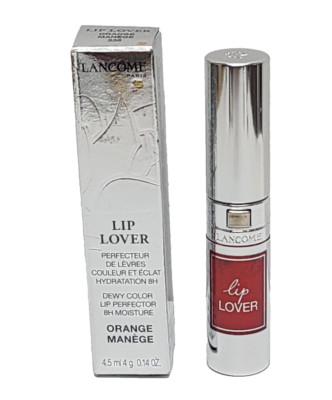 Lancome Lip Lover  336 Orange Manege Dewy Color Lip Perfector 8h Moisture