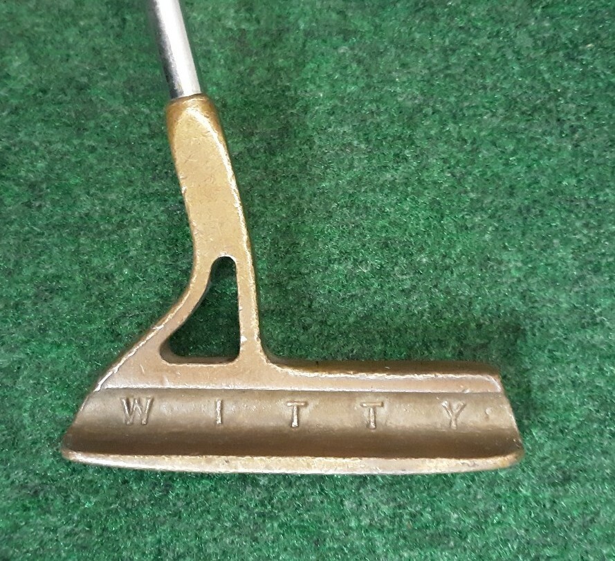 Inverted Loft Co Brass Bandit Putter – Putter En Bronze 34 Pouces Pour Droitier, Vintage Et Unique