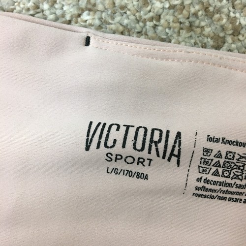Victoria Sport Leggings Large Adult Pink Total Knockout Tight Pull On Womens L - Picture 8 of 12