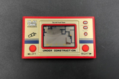 Masudaya Play & Time Under Construction Electronic Handheld Game