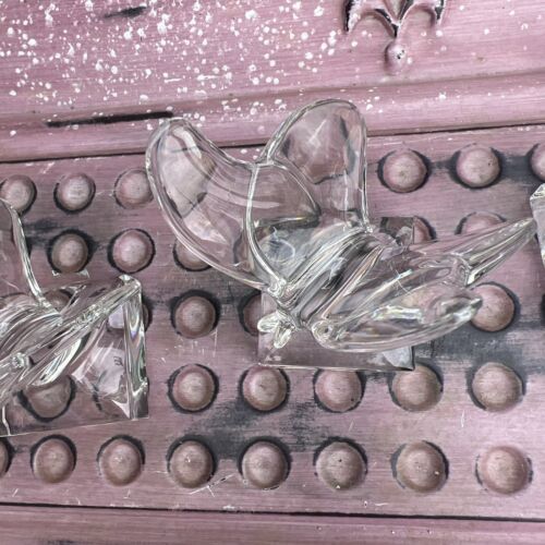 Baccarat Butterfly figurine-Retired Big Size Signed Clear - Picture 4 of 19
