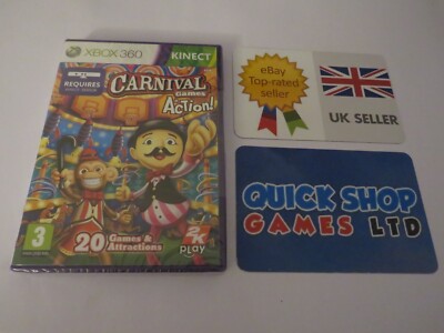 Carnival Games in Action Xbox 360 Neu Sealed UK PAL