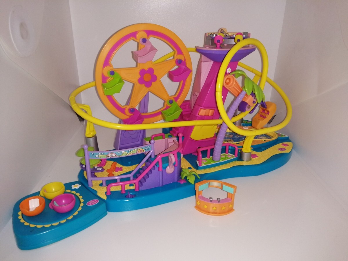 Polly Pocket – Sac à Dos Parc D’Attraction – Sans Figurines Ni Grande Roue, Bon état