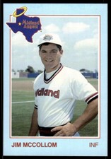 1988 Grand Slam Baseball Card Jim McCollom A Midland Angels #22