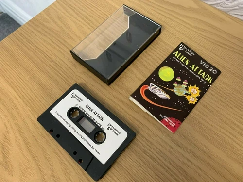 VIC 20 Interceptor Software Alien Attack Cassette - Working -👾Retro Gift Idea👾