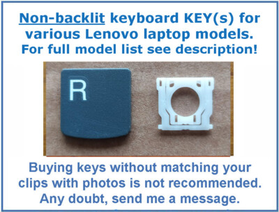 Keyboard KEYs for 14'' & 15'' Lenovo Ideapad & Flex models NON-BACKLIT LELO03