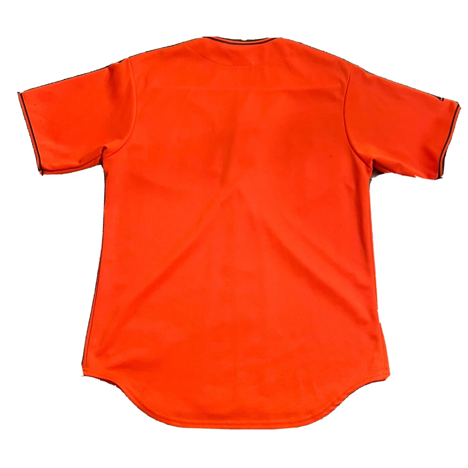 Camiseta para hombre de los Gigantes de San Francisco talla mediana naranja majestuosa cosida Foto 3 de 4