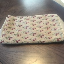Vintage woven clutch purse