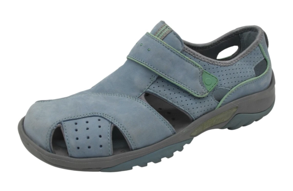 Scarpe Clarks Privo taglia 9 mocassini blu pescatore sandalo comode casual sportive