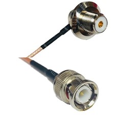 RG316 UHF Female Angle Bulkhead to BNC MALE RF Cable Rapid-SHIP LOT