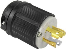 uxcell AC 250V 125V 30A Nema L14-30P 4-Prong Twist Lock Male Replacement Plug