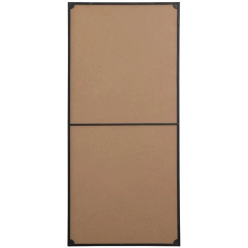 Elegant Decor Eternity 60" x 30" Contemporary Metal Frame Mirror in Black - Picture 6 of 12