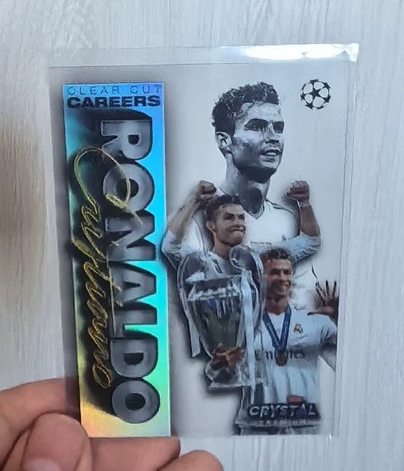 Cristiano Ronaldo Clear Cut Careers Topps Crystal Real Madrid UCL Card