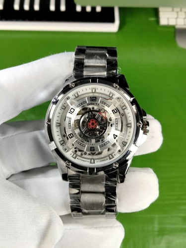 Invicta Racing 70080 Mechanical Automatic Stainless Steel Men's Watch 21 Jewels
