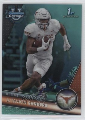 2023 Bowman U Chrome Aqua Refractor 33/299 Ja'Tavion Sanders #158 fm0