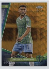 Cristian Roldan Chrome 2024 Gold Wave Refractor /50 #124