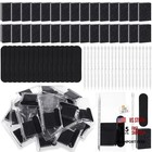 100 Sets Disposable Manicure Kit - Individually Package Nail Tech Must - Black
