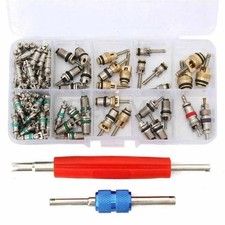 Air Con Valve Core Kit 102 pcs for Cars Trucks SUVs for atvs Electric Vehicles