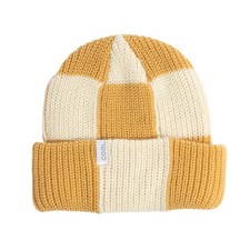 Coal The Frena Baggy Beanie, Khaki Check