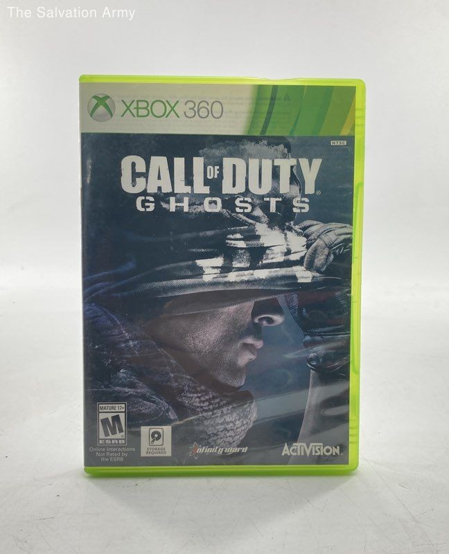 Microsoft Xbox 360 Call Of Duty Ghosts First Person Shooter Video Game