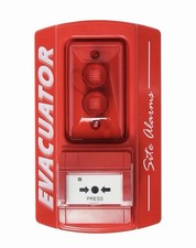 X2 Evacuator Site Alarms Fire Alarm System Job Lot New