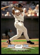 Calvin Pickering 1999 Stadium Club #168 Orioles MLB READ FREE SHIP AutographDen