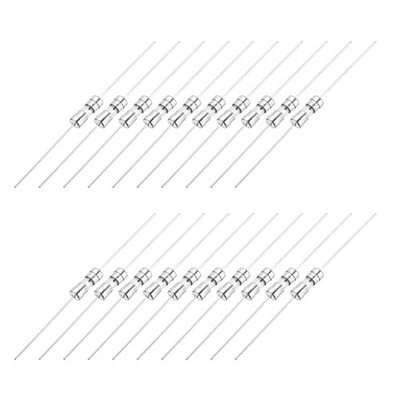 25 Stück Glasrohrsicherungen  mit Draht 3,6x10mm 3,15A 250V für F3.15A