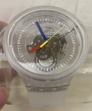 Swatch BIG BOLD Jellyfish SO27E100 Clear Skel...