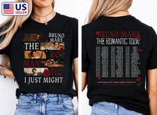 HOT ITEM  Bruno Mars Tour 2026 T-Shirt, Romantic Tour Dates Shirt S-5XL