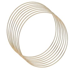 8Pcs Metal Floral Hoops Wreath 12 Inch Catcher Macrame Rings for Wedding6595
