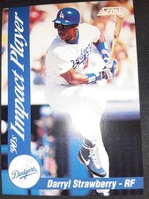 1992 Score - Impact Players Darryl Strawberry #59
