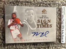 NICK VAN EXEL 2013 UPPER DECK SIGN OF THE TIMES AUTO None on eBay in 2 Years