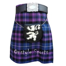 Kilts For Men Clan Pride of Scotland Scottish Traditional 5 yard Kilt of 160z