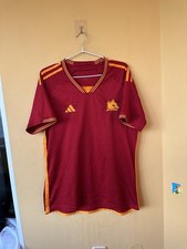 Adidas AS Roma 23/24 Home Jersey Size L  Men
