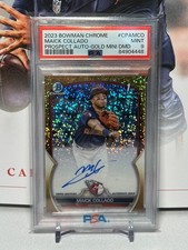 2023 Bowman Chrome 1st Auto Gold Mini Diamond #CPA-MCO Maick Collado /50 PSA 9