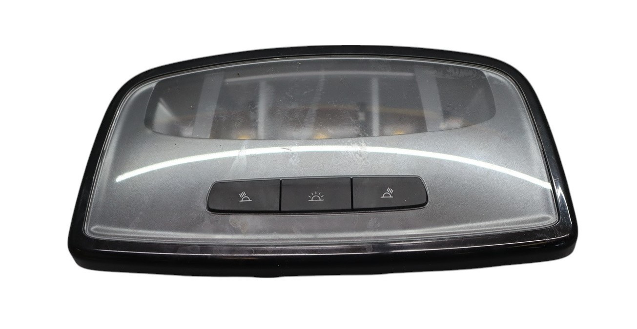 14-17 Maserati Ghibli Rear Overhead Dome Light Reading Lamp Module Black Oem