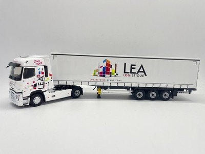 ELIGOR, RENAULT T520 HIGH 4x2 2021 mit Anhänger 3 Achsen - Transport LEA LOGI...