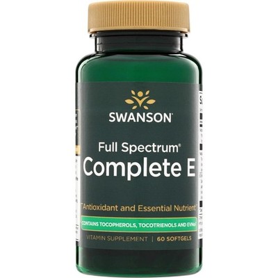 Swanson Full Spectrum Vitamin E with Tocotrienols (60 Softgels)