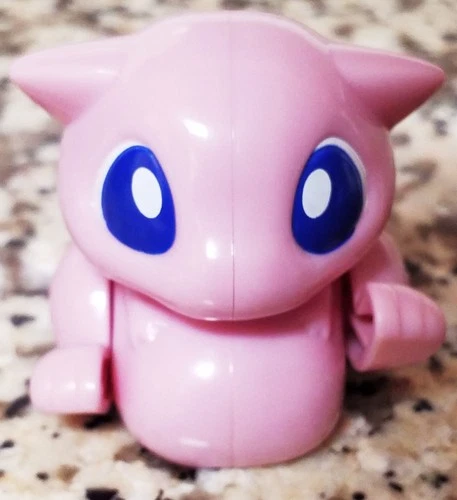Vintage 1998 Pokemon #151 Mew Pull Back Action Figure Toy Authentic Tomy Hasbro