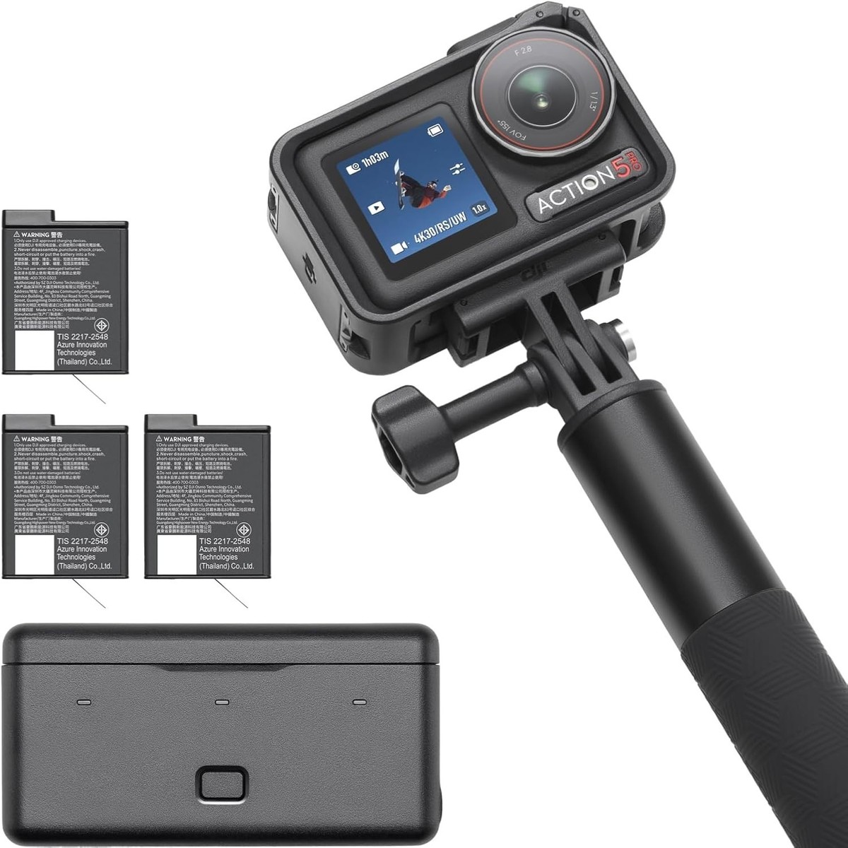 DJI Osmo Action 5 PRO アドベンチャーコンボ DJI Osmo Action 5 Pro Adventure Combo (Certified Refurbished) | eBay
